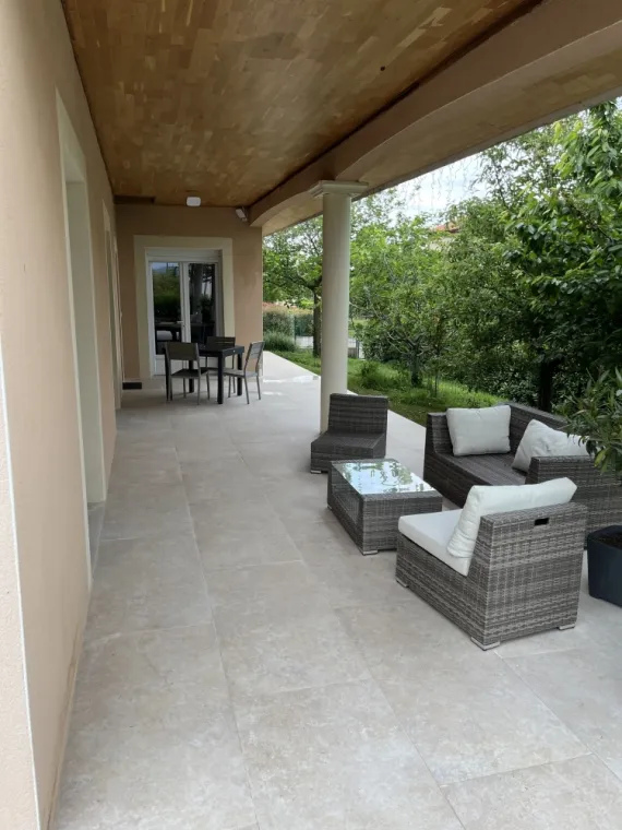 Rénovation et agrandissement d’une terrasse à saint jeans de touslas , Mornant, Hugot Paysage