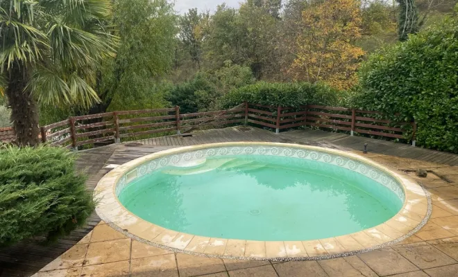 Rénovation d'une terrasse en bois à Givors, Mornant, Hugot Paysage